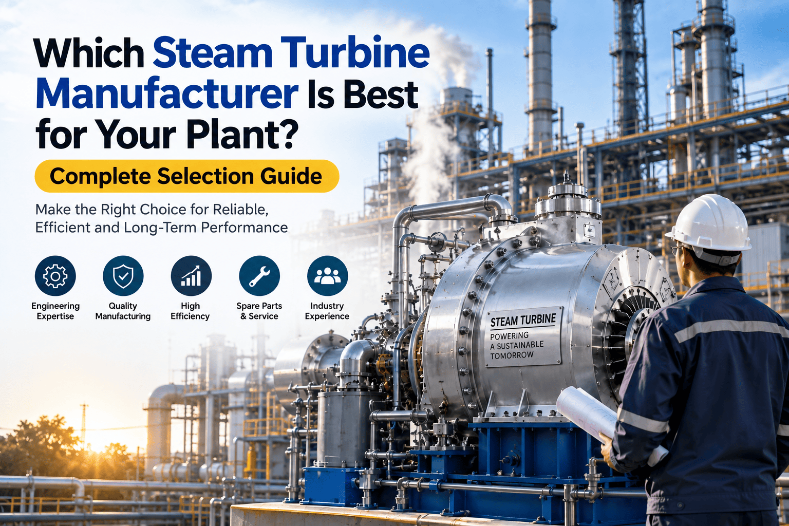 Which Steam Turbine Manufacturer Is Best for Your Plant? Complete Selection Guide